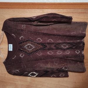 3/4 length sleeve tee